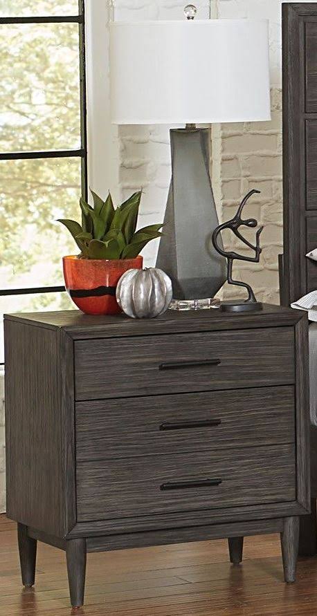 Gray Night Stand O448