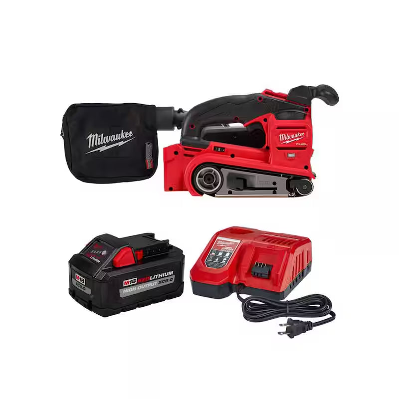 18-Volt Cordless Belt Sander with Starter Kit X5079
