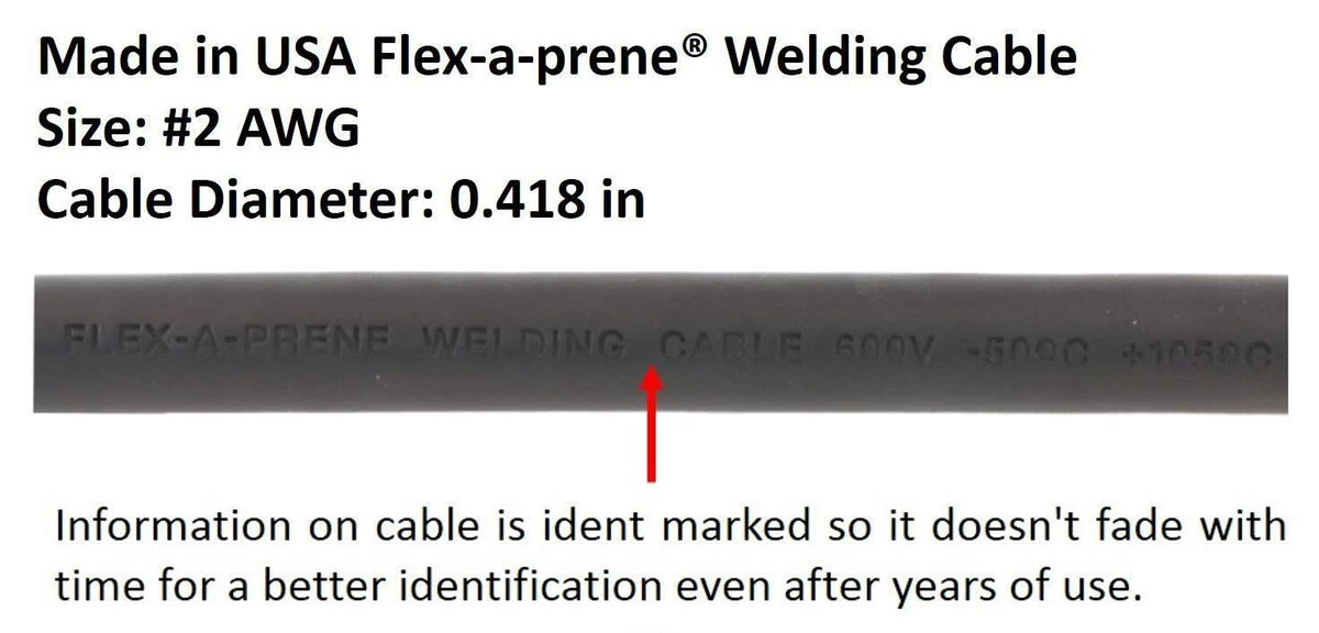 200 Amp Welding Leads Assembly Set with #2 AWG Cable U99574
