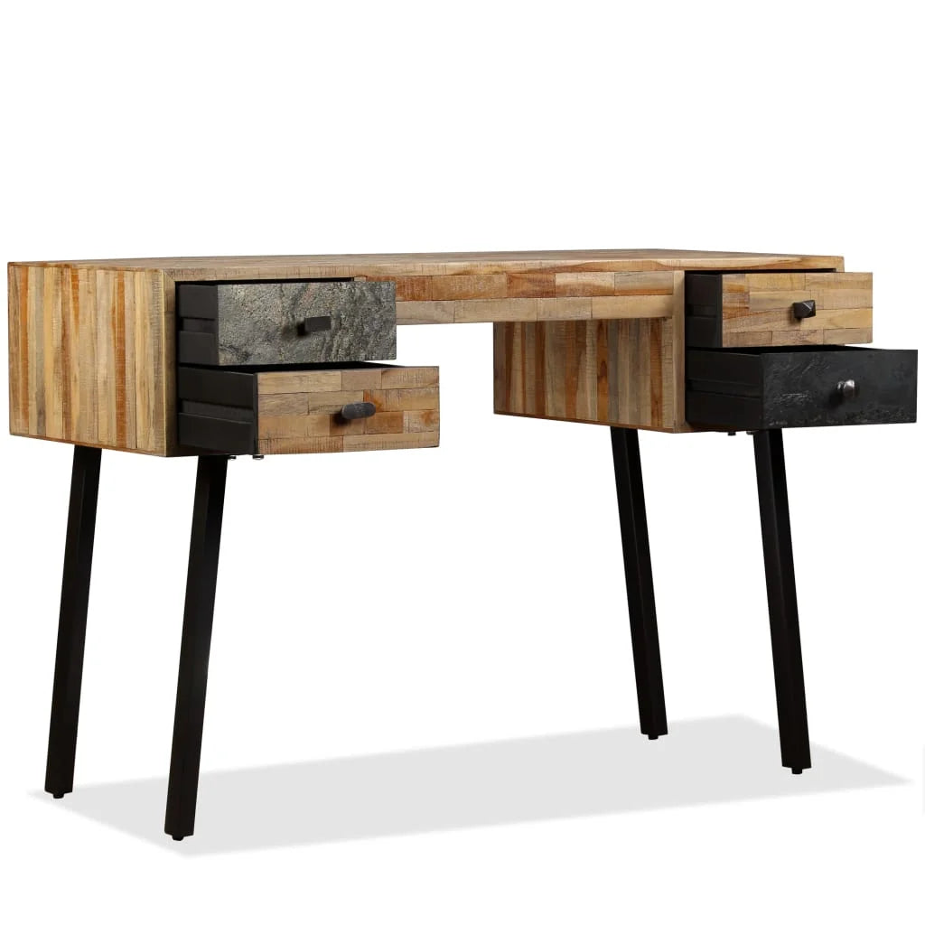 Solid Reclaimed Teak Writing Desk V807