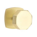 Double Dummy Octagon Knob in Satin Brass T124