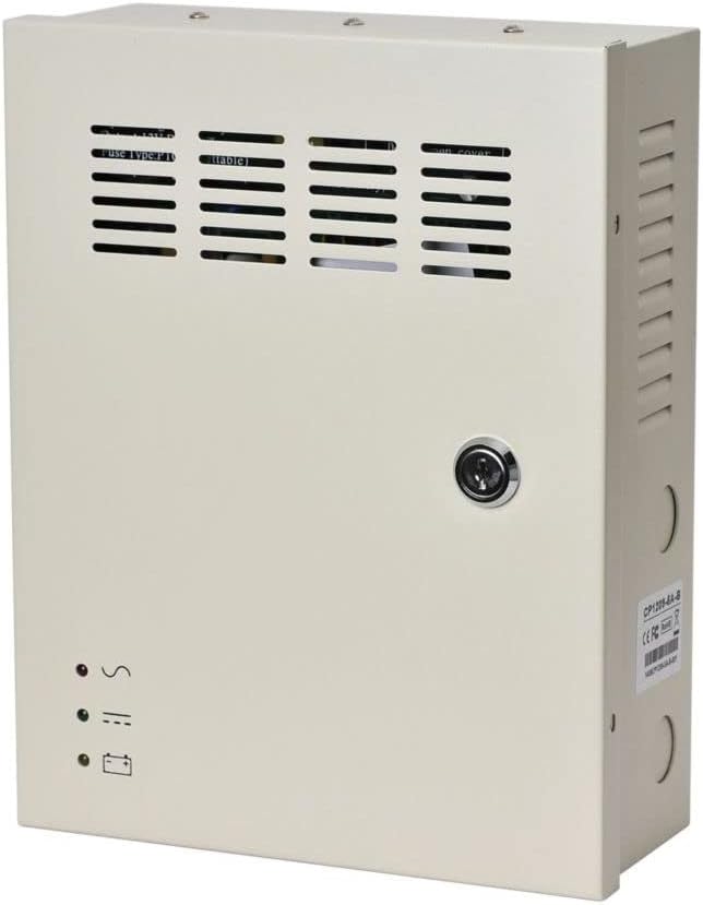 18 Channel 12V 10Amp DC Metal Boxed Cabinet Regulated UPS Power Supply Unit E330274