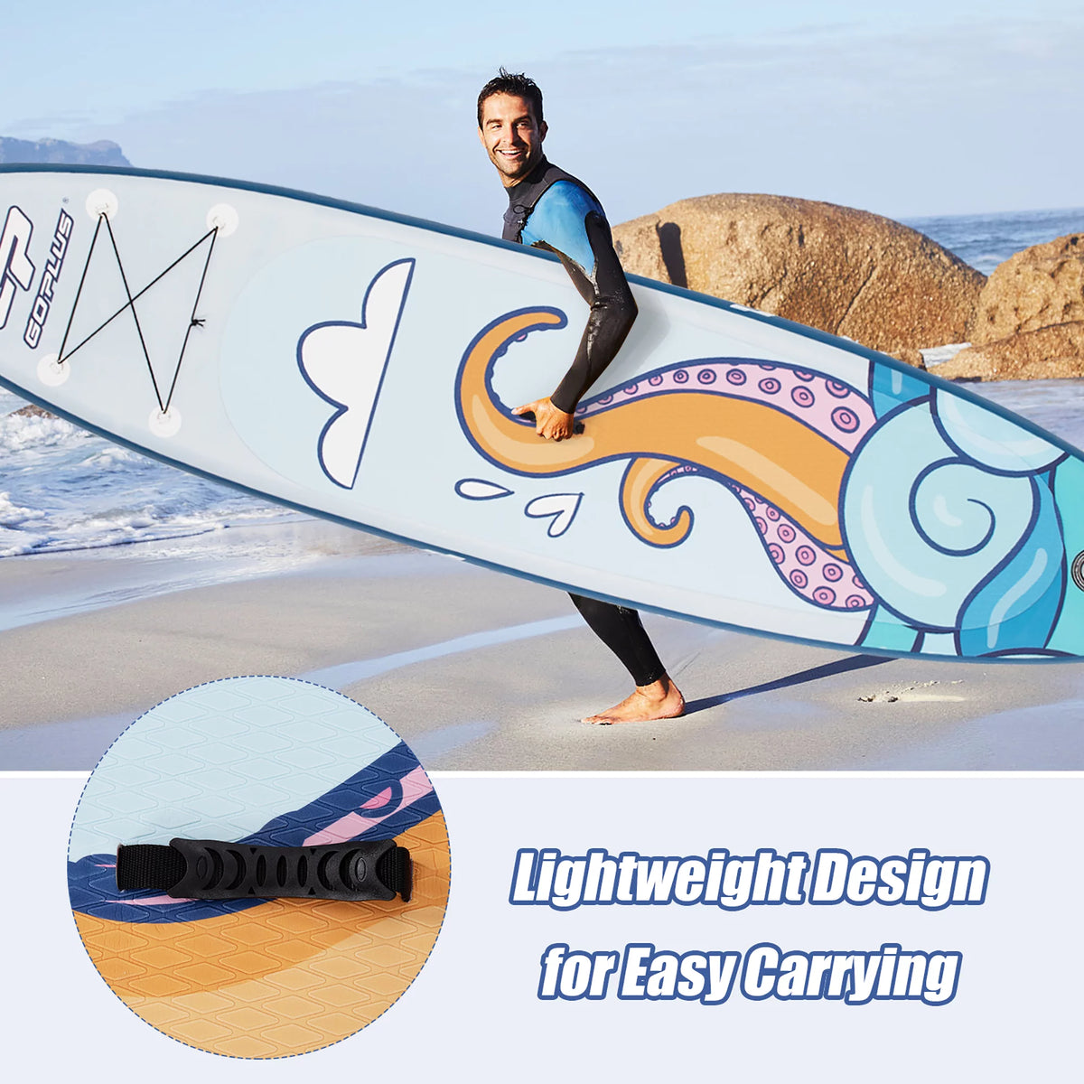 10.5' Inflatable Stand Up Paddle Board L324095