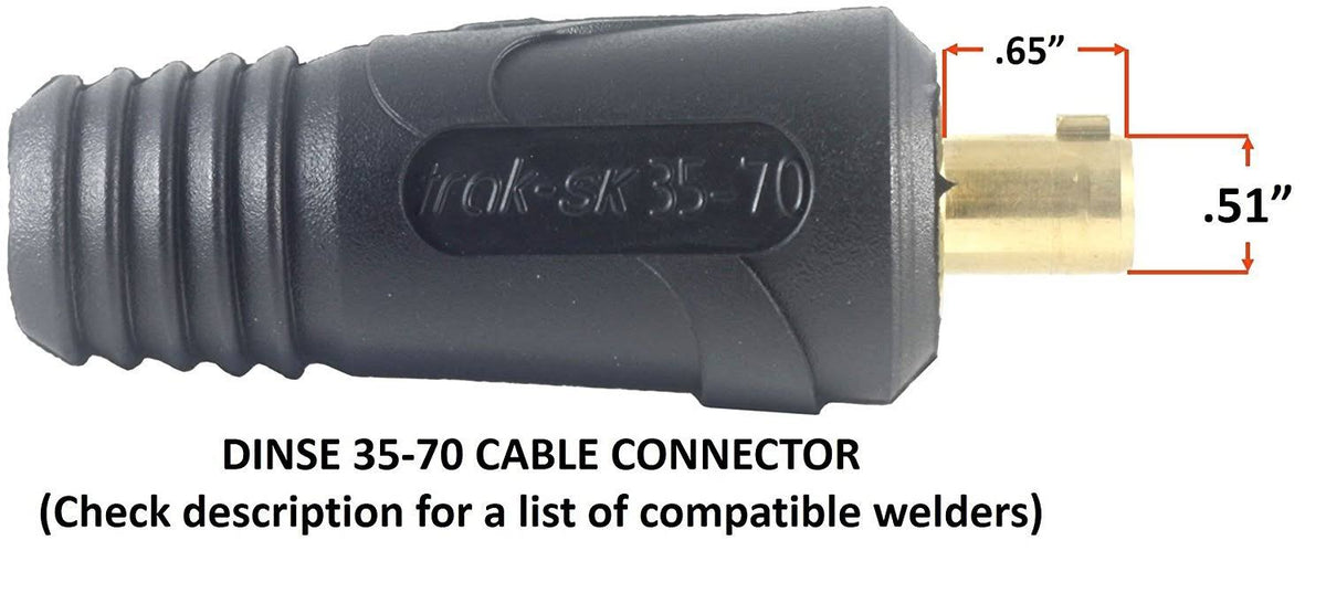 200 Amp Welding Leads Assembly Set with #2 AWG Cable U99574