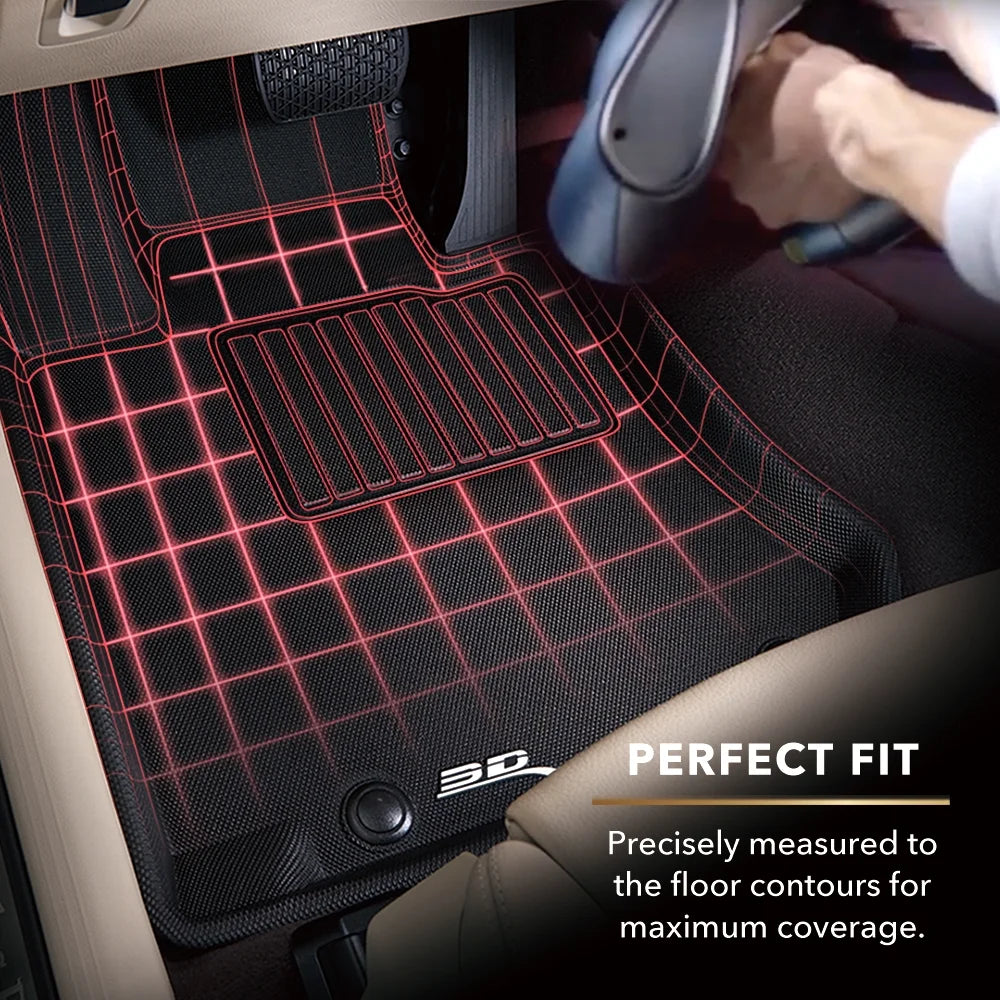 Black Front Row Floor Mat M579