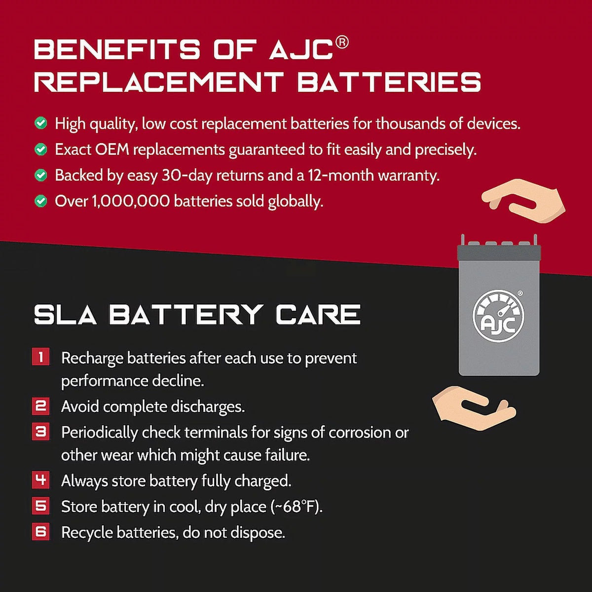 6V 7Ah UPS Battery X8548