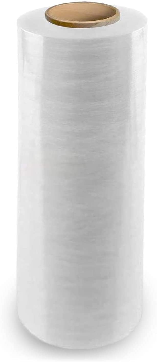 18 x 1500ft x 80 Gauge Clear Cast Pallet Stretch Wrap Film Pack of 4 Rolls P4849