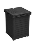 Black Teak Storage Bin R3725