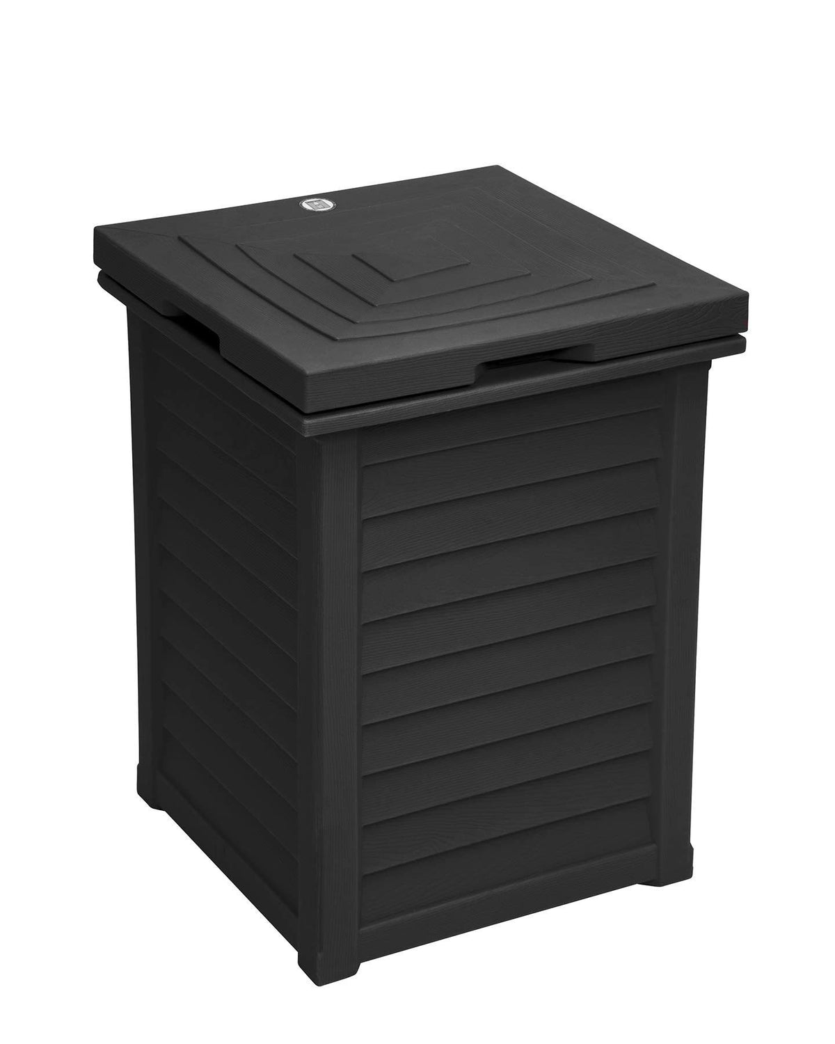 Black Teak Storage Bin R3725