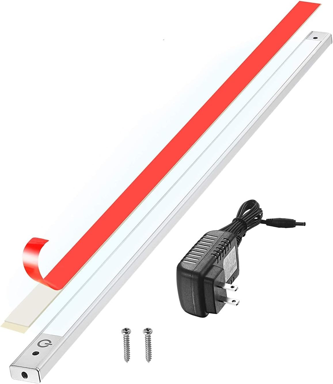 2-Pack 24 inch Under Cabinet LED Count Light Motion Sensor with Plug in Hardwired Q882