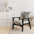 Upholstered Floral Accent Chair D655675