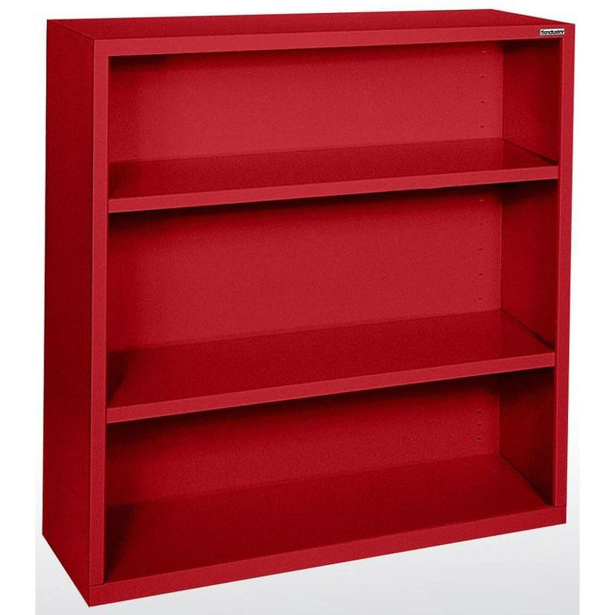 Red Steel Bookcase J6198