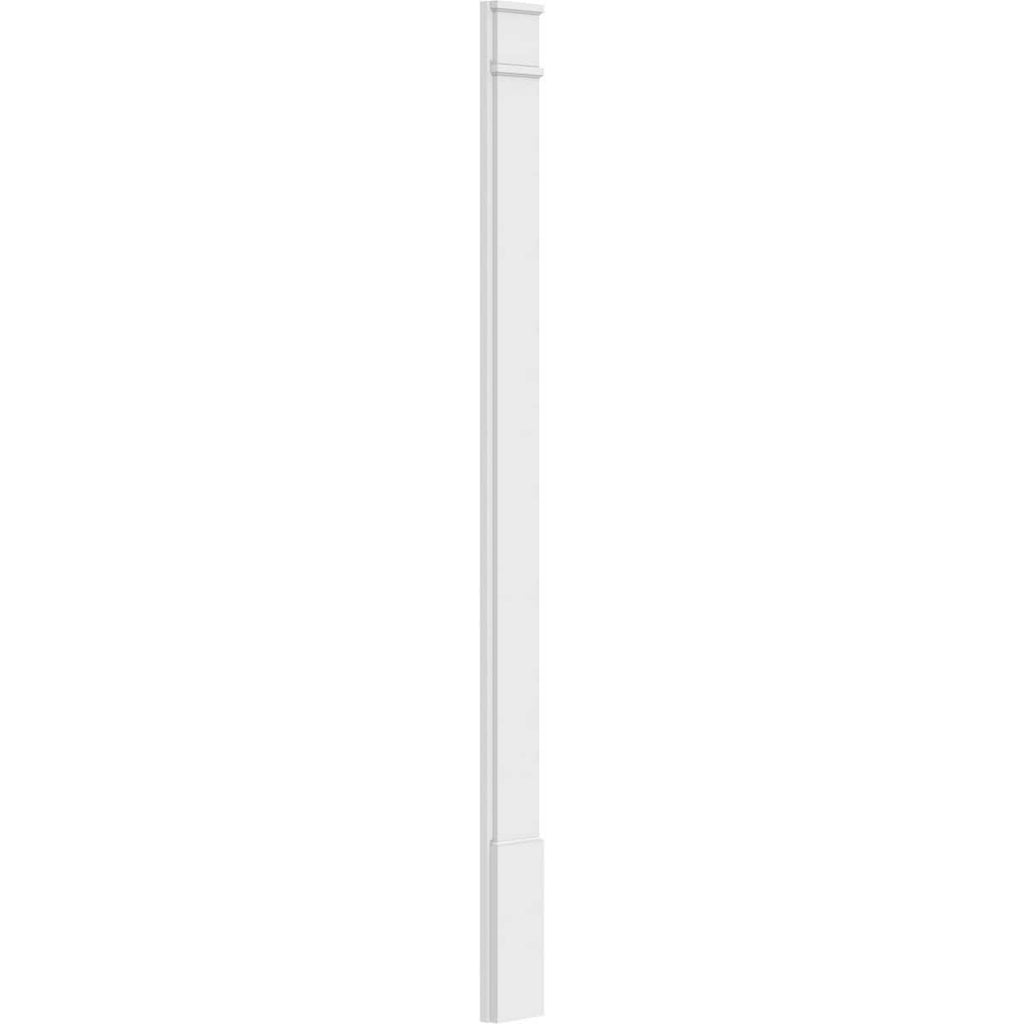 Plain PVC Pilaster with Capital and Base (Pair) H5665