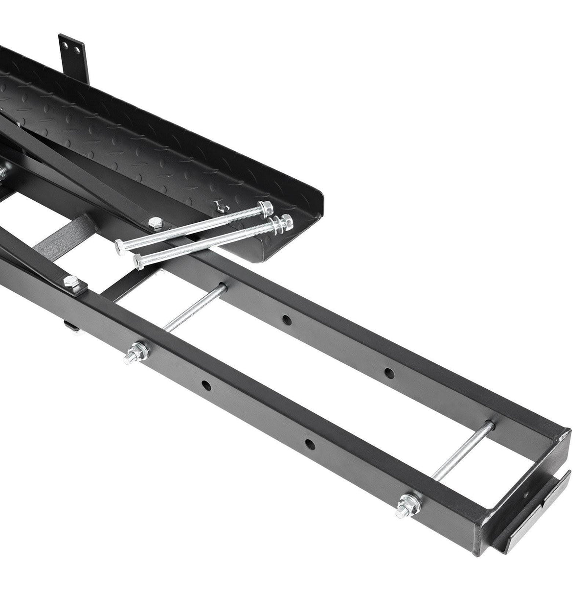 Steel Motorcycle Scooter Dirt Bike Carrier Hitch Mount Rack Ramp Anti Tilt G792