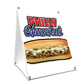 18 x 24 in. A-Frame Sidewalk Sign with Graphics On Each Side E796