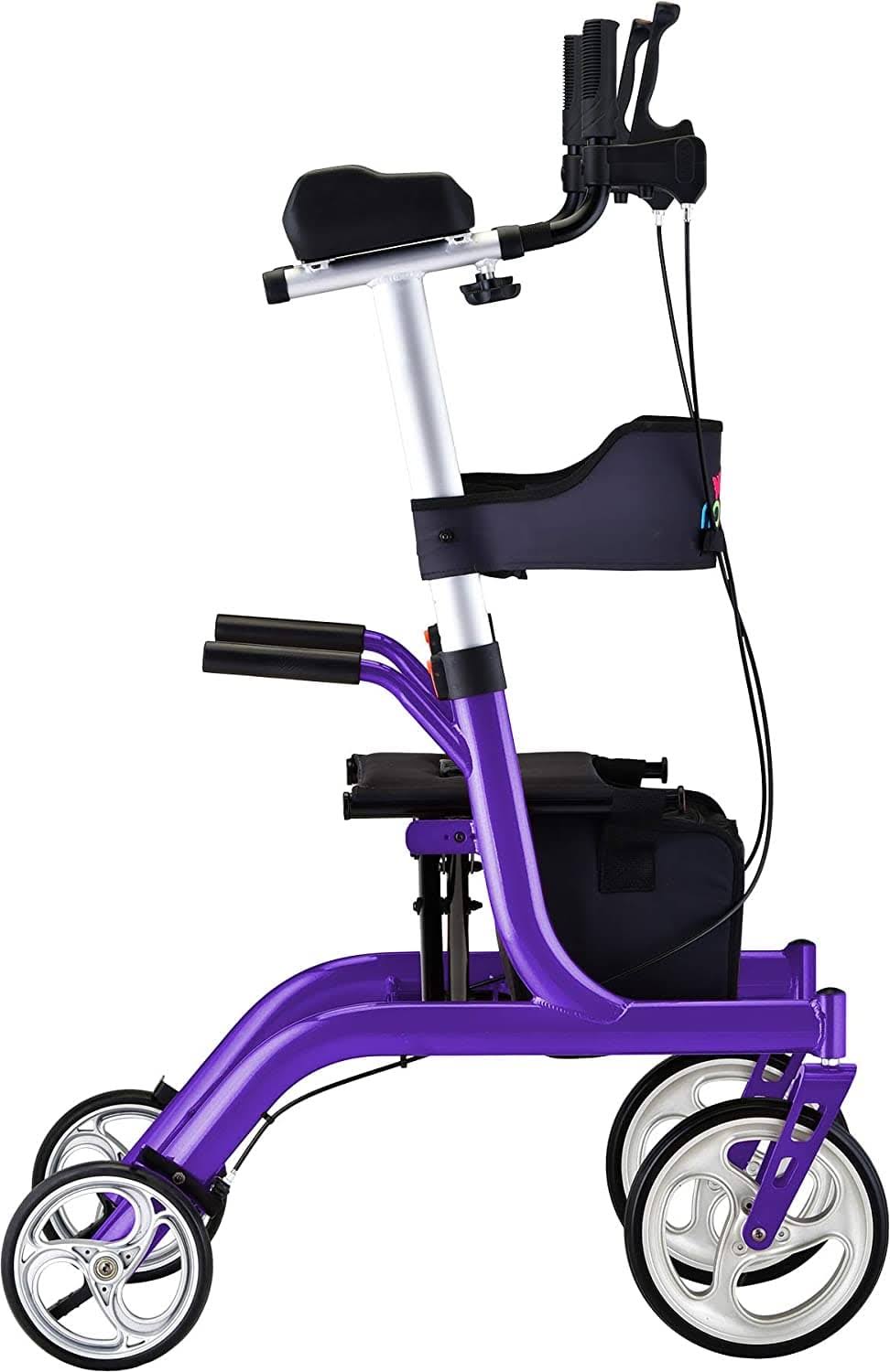Purple Upright Rolling Walker P77696