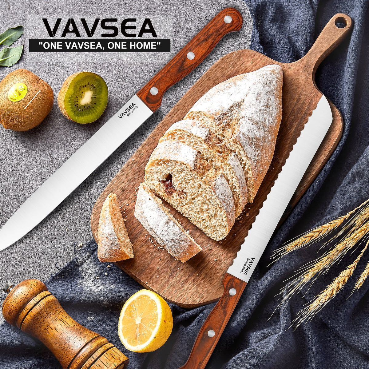 16 Pieces Stainless Steel Knife Block Set T13234