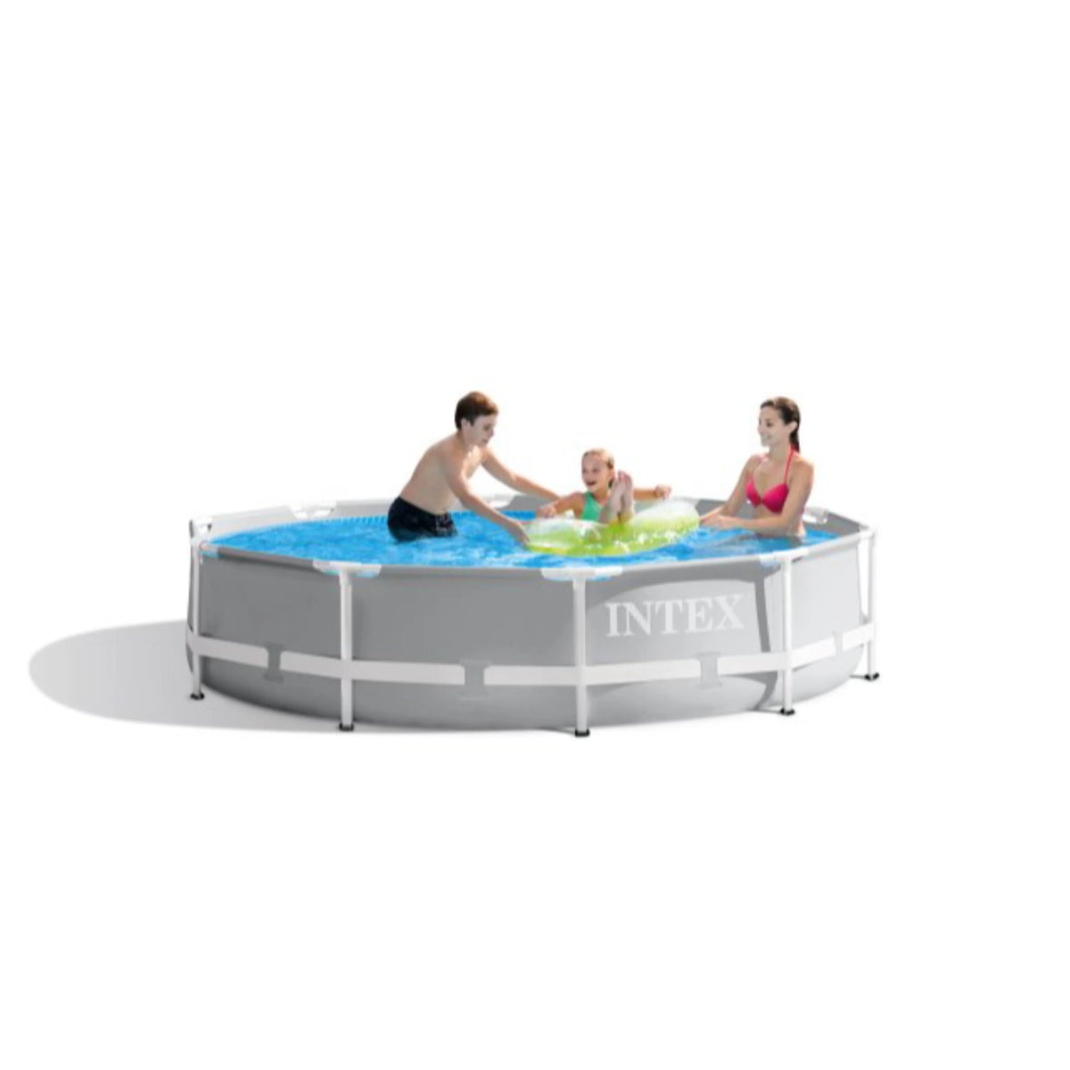 10ft x 30in Prism Frame Above Ground Swimming Pool with Filter Pump Z364136