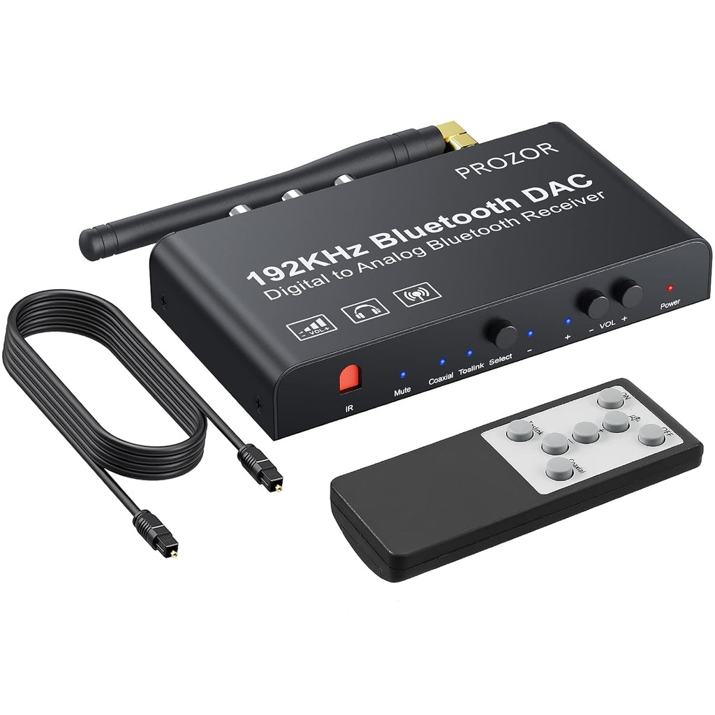 DAC Converter Bluetooth V5.0 Receiver Digital to Analog Audio Converter Pack of 2 P968