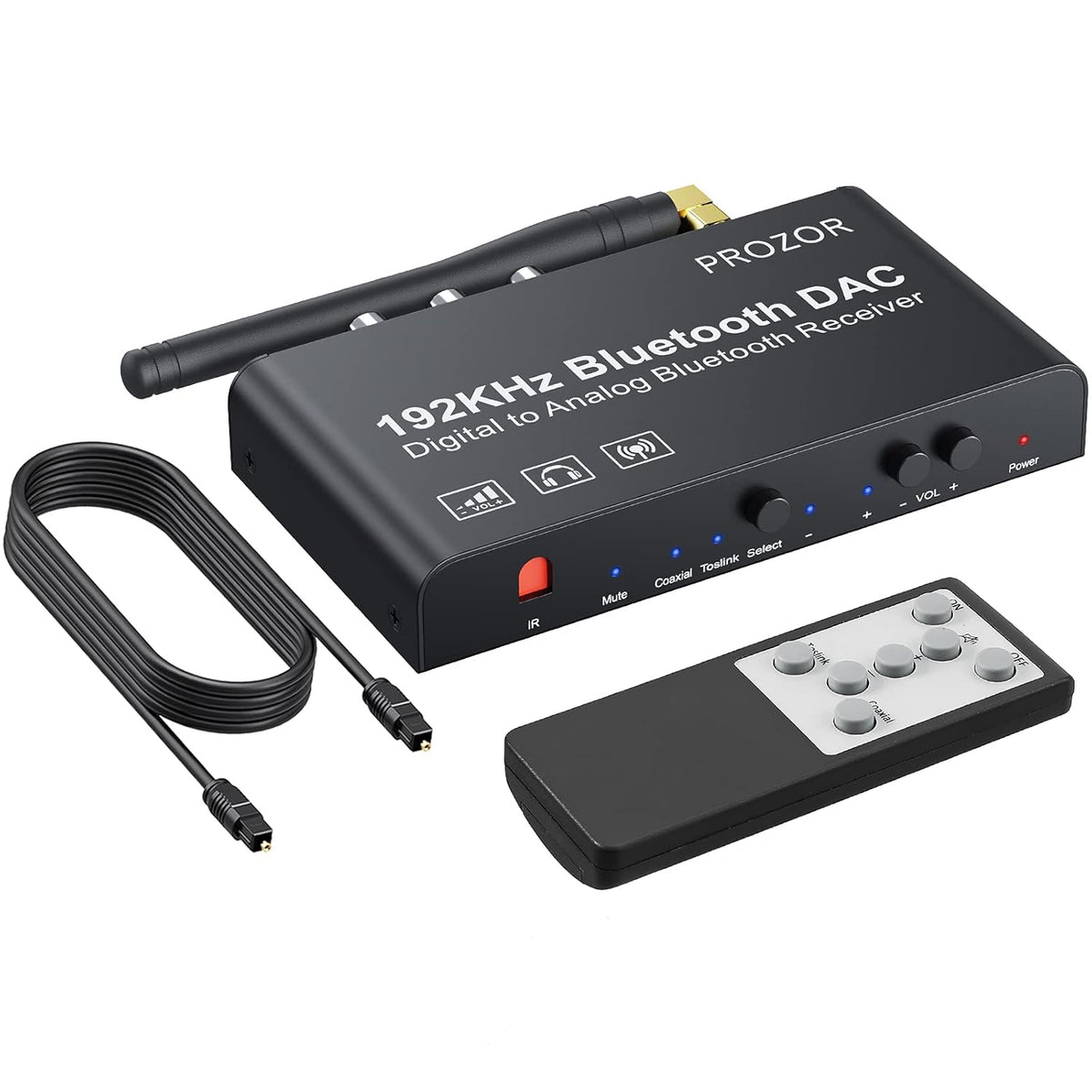 DAC Converter Bluetooth V5.0 Receiver Digital to Analog Audio Converter Pack of 2 P968