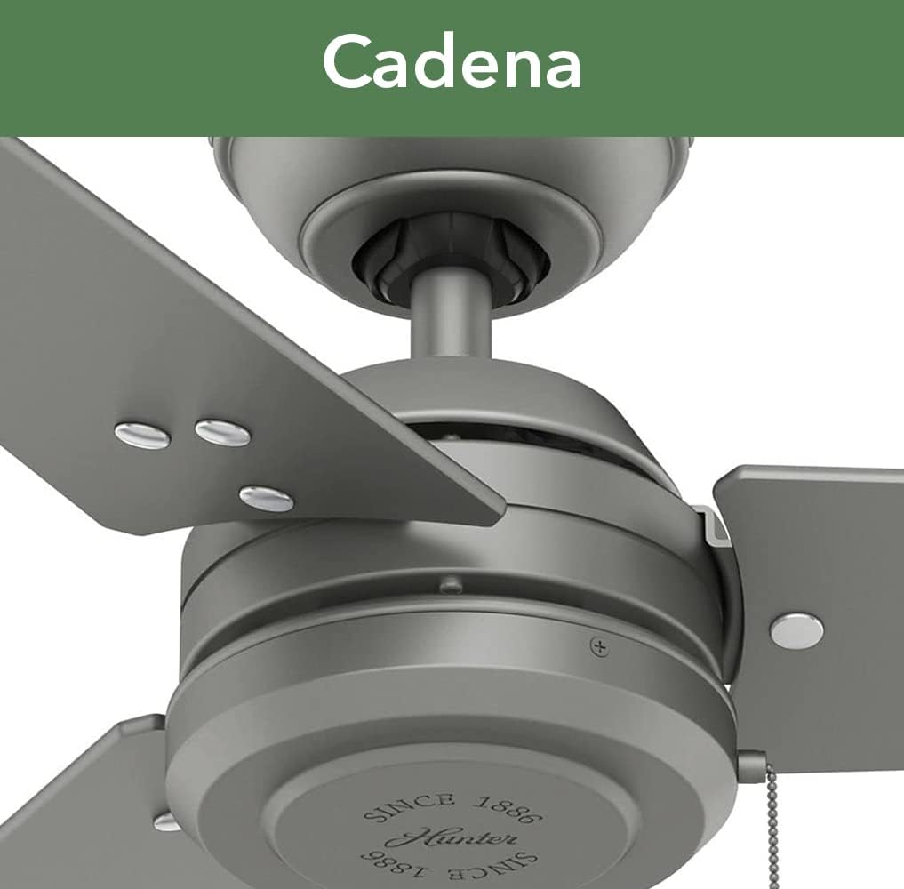 Matte Silver 52 3 Blade Wooden Indoor Outdoor Ceiling Fan with Light Kit M157