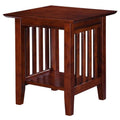 Set of 2 Walnut End Table N7689