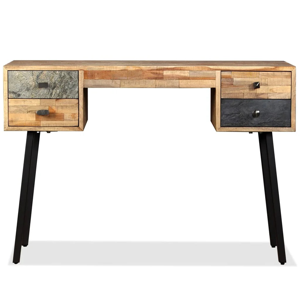 Solid Reclaimed Teak Writing Desk V807