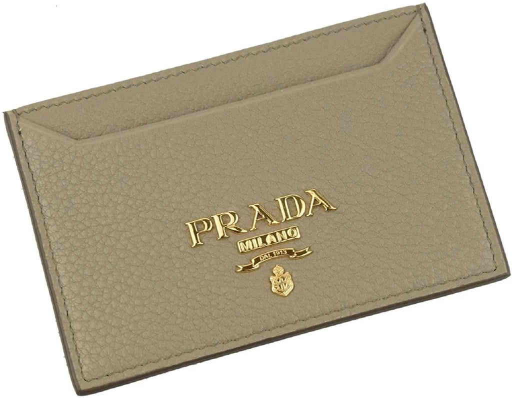 Grey Leather Small Card Holder Wallet E23091